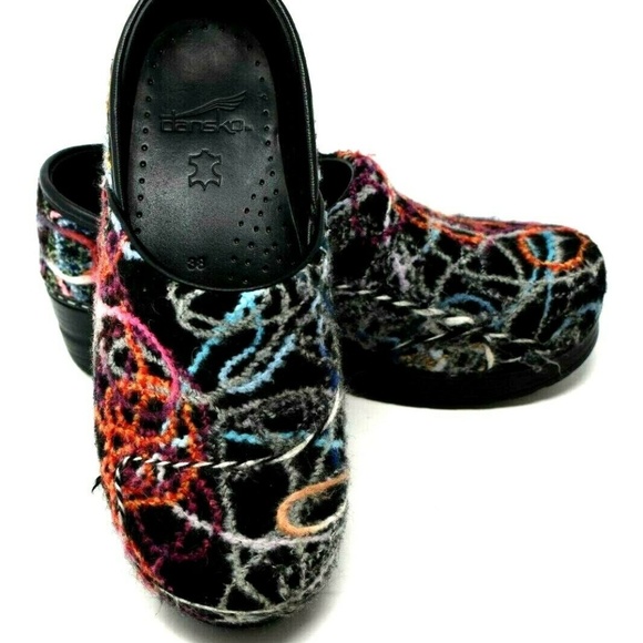 dansko confetti clogs